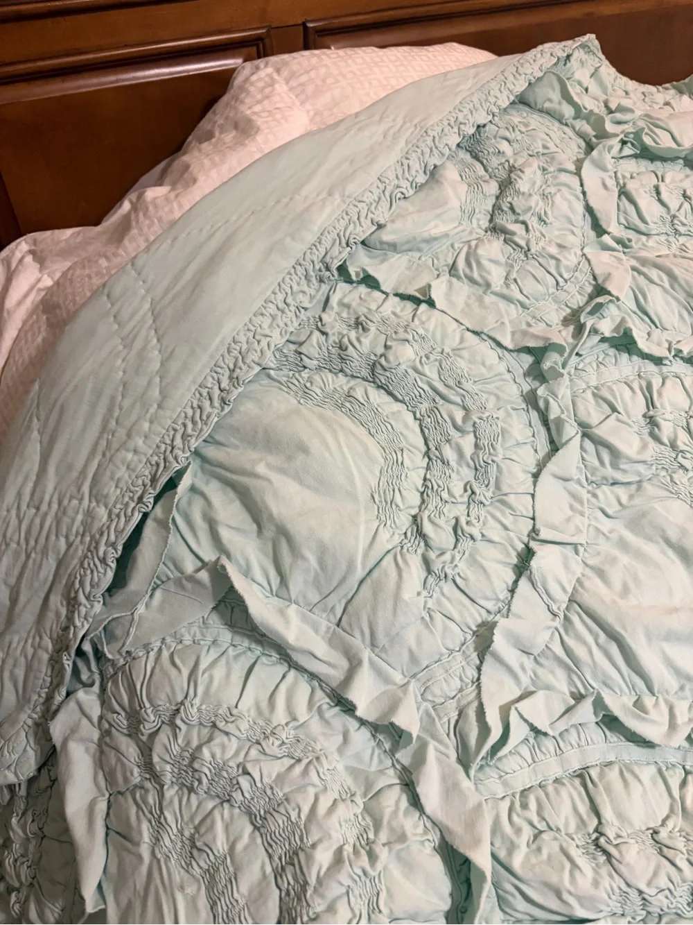 Rare HTF Anthropologie rivulets king quilt